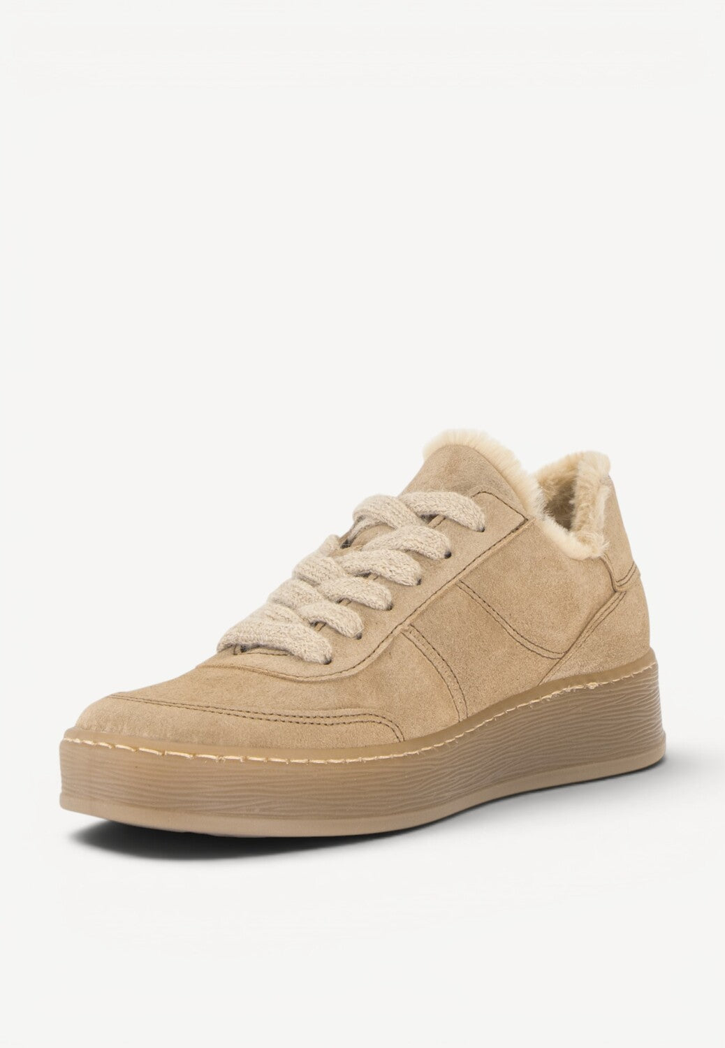 DAMES SPORTIEVE VETERSCHO-Beige suède/nubuck