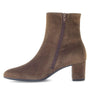 DAMES BOOTS+KORT LAARS-Bruin suède