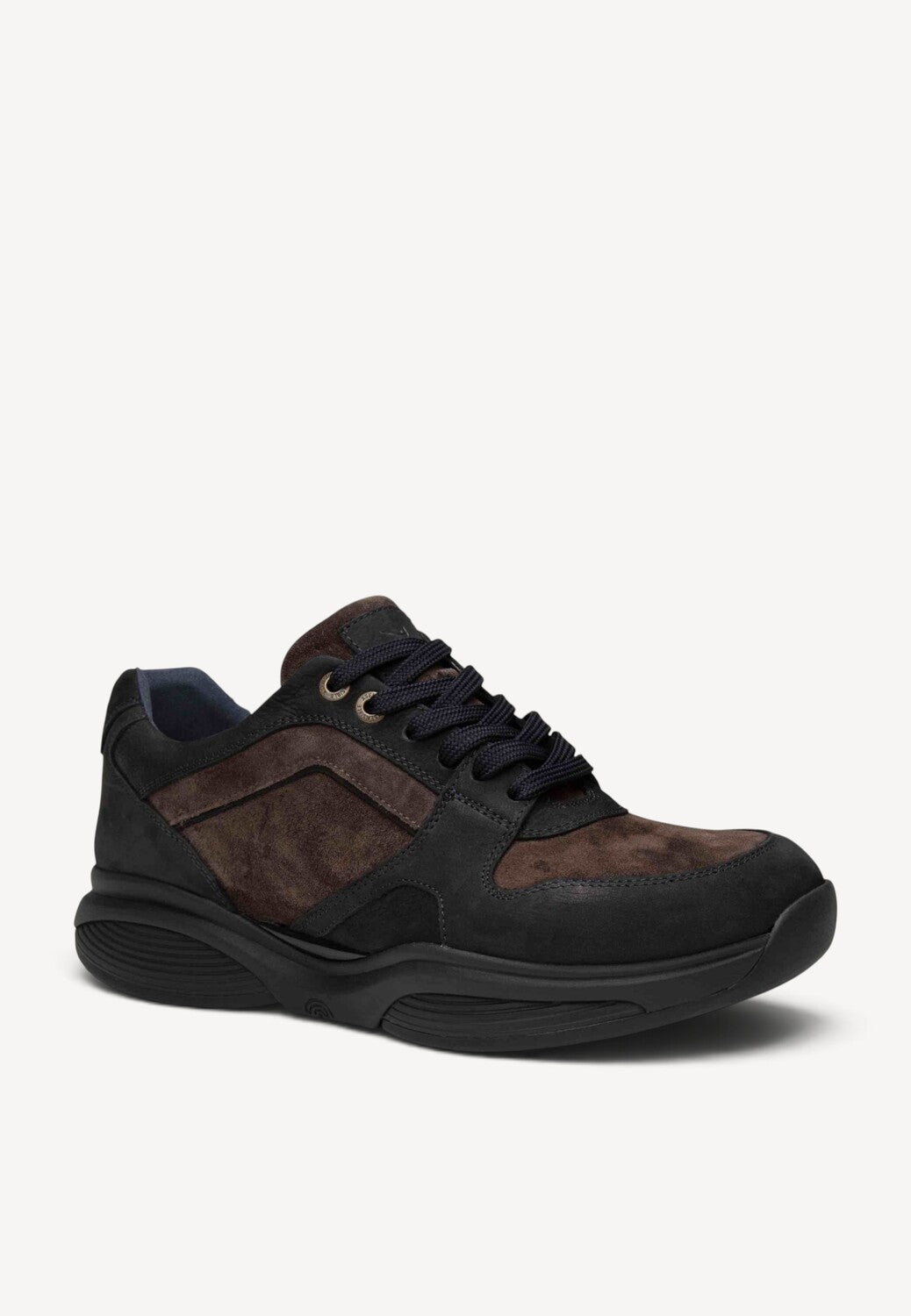 Heren veterschoenen-Blauw combi kleur