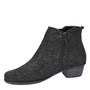 DAMES BOOTS+KORT LAARS-Zwart suède
