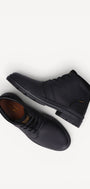 Heren boots-Zwart leer