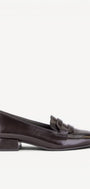DAMES INSTAPSCHOENEN-Bruin lak