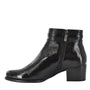 DAMES BOOTS+KORT LAARS-Zwart lak