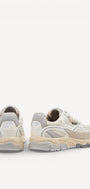 Heren veterschoenen-Beige combi kleur