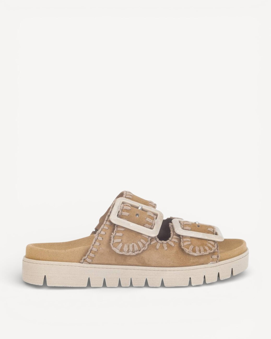 DAMES OPEN SCHOENEN-Bruin suède