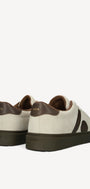 Heren veterschoenen-Beige suède/nubuck