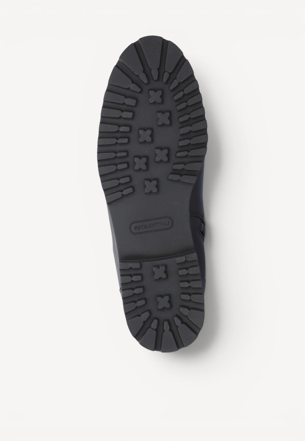 DAMES BOOTS+KORT LAARS-Zwart leer