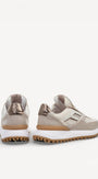 DAMES SPORTIEVE VETERSCHO-Beige leer