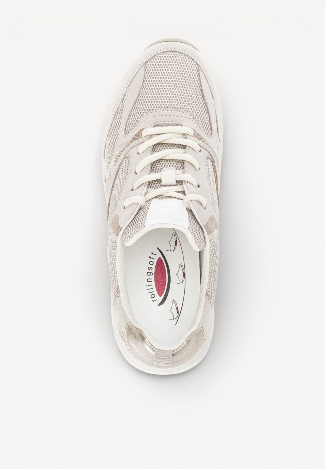 DAMES SPORTIEVE VETERSCHO-Beige suède/nubuck