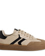DAMES SPORTIEVE VETERSCHO-Beige suède/nubuck