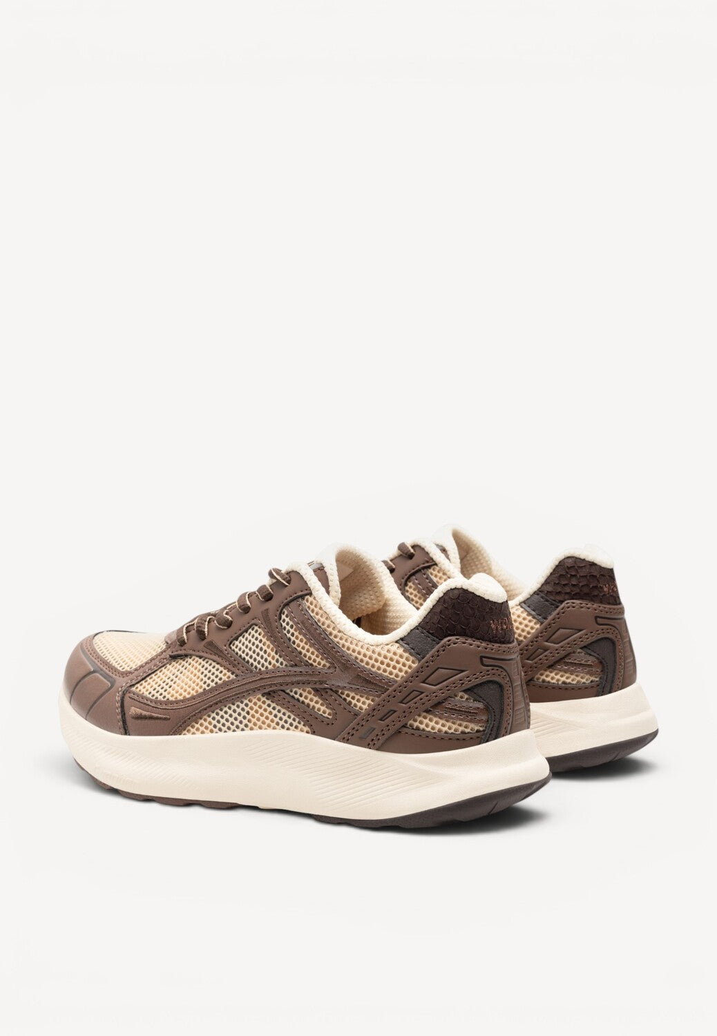 DAMES SPORTIEVE VETERSCHO-Beige combi kleur