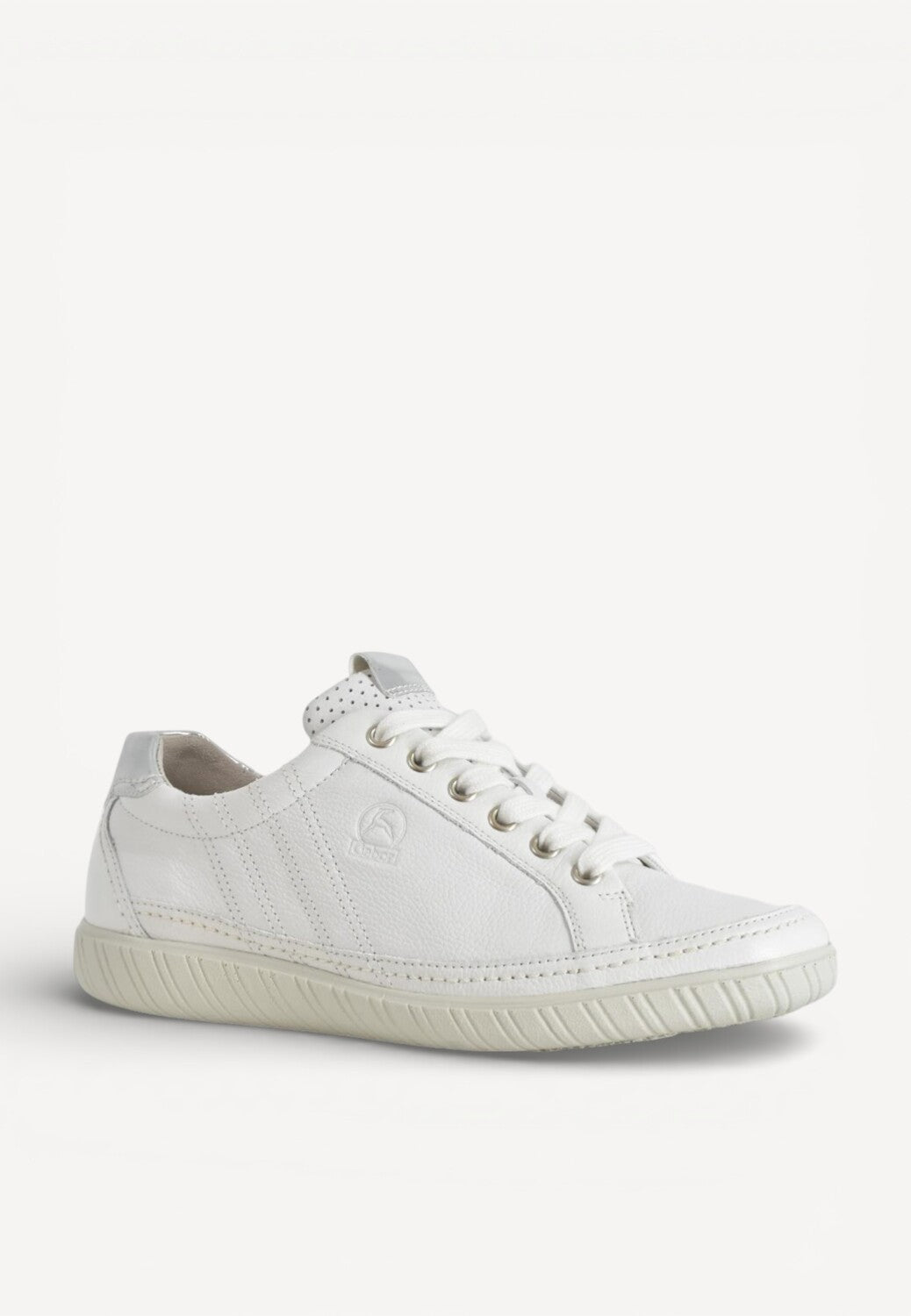 DAMES SPORTIEVE VETERSCHO-Wit leer