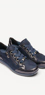 DAMES SPORTIEVE VETERSCHO-Blauw lak