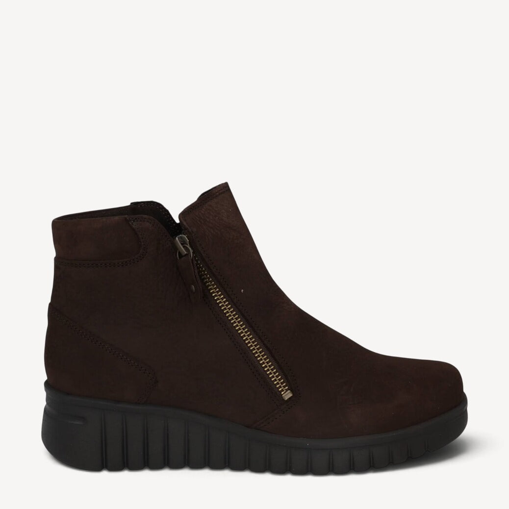 DAMES BOOTS+KORT LAARS-Bordeaux
