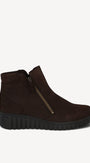 DAMES BOOTS+KORT LAARS-Bordeaux