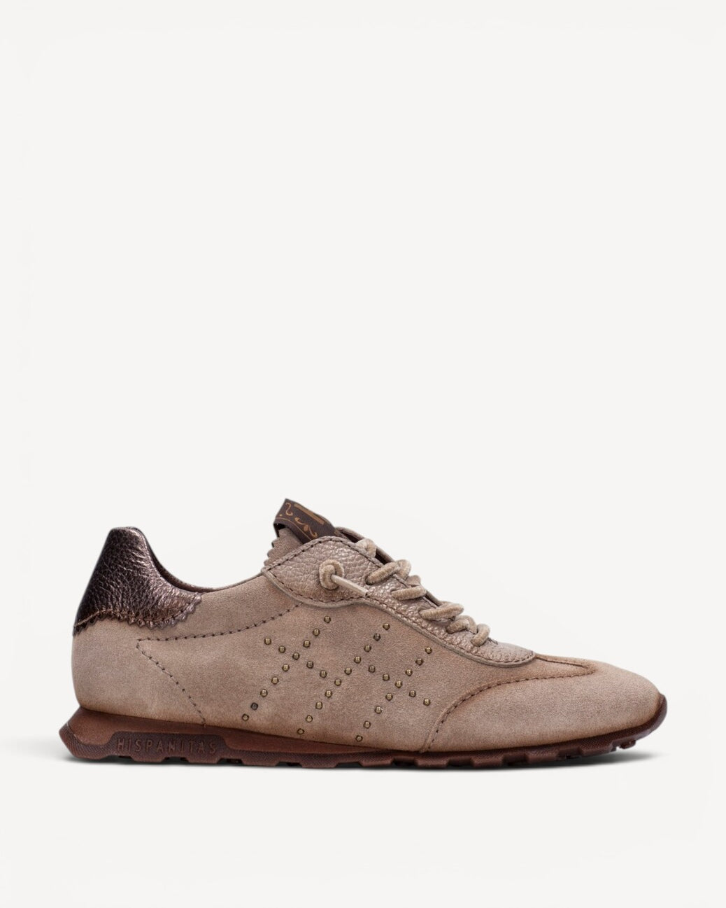 DAMES SPORTIEVE VETERSCHO-Beige suède/nubuck