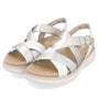 DAMES OPEN SCHOENEN-Zilver combi kleur