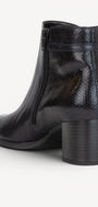 DAMES BOOTS+KORT LAARS-Blauw leer