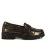 DAMES INSTAPSCHOENEN-Brons leer