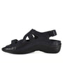 DAMES OPEN SCHOENEN-Blauw leer