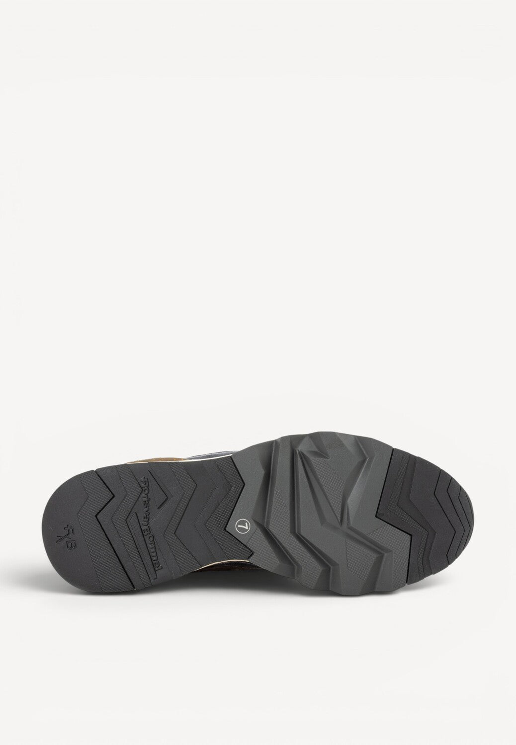 Heren veterschoenen-Blauw leer