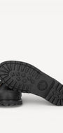 Heren veterschoenen-Zwart leer