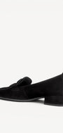 DAMES INSTAPSCHOENEN-Zwart suède