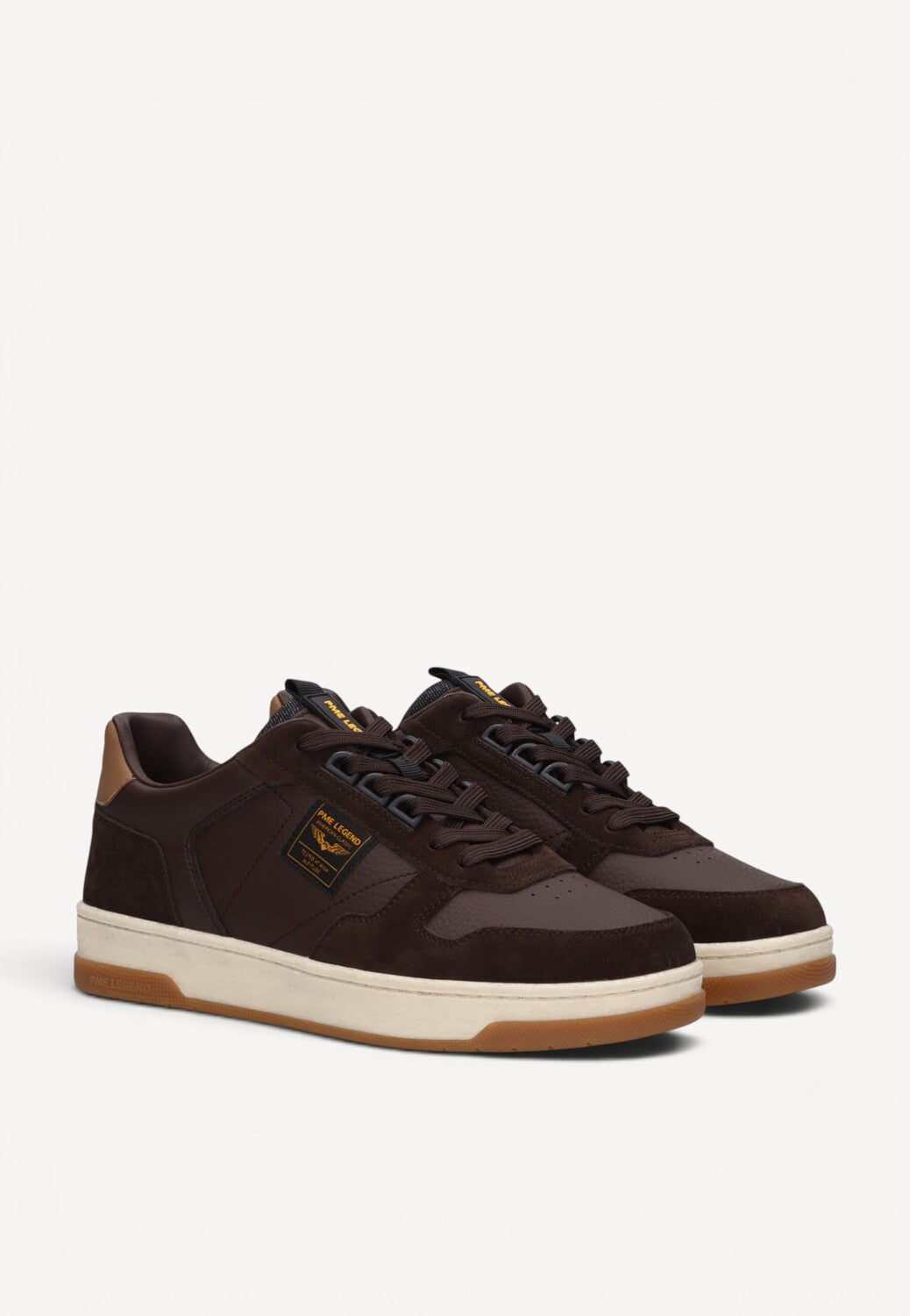 Heren veterschoenen-Bruin suède