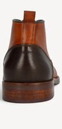 Heren boots-Bruin leer