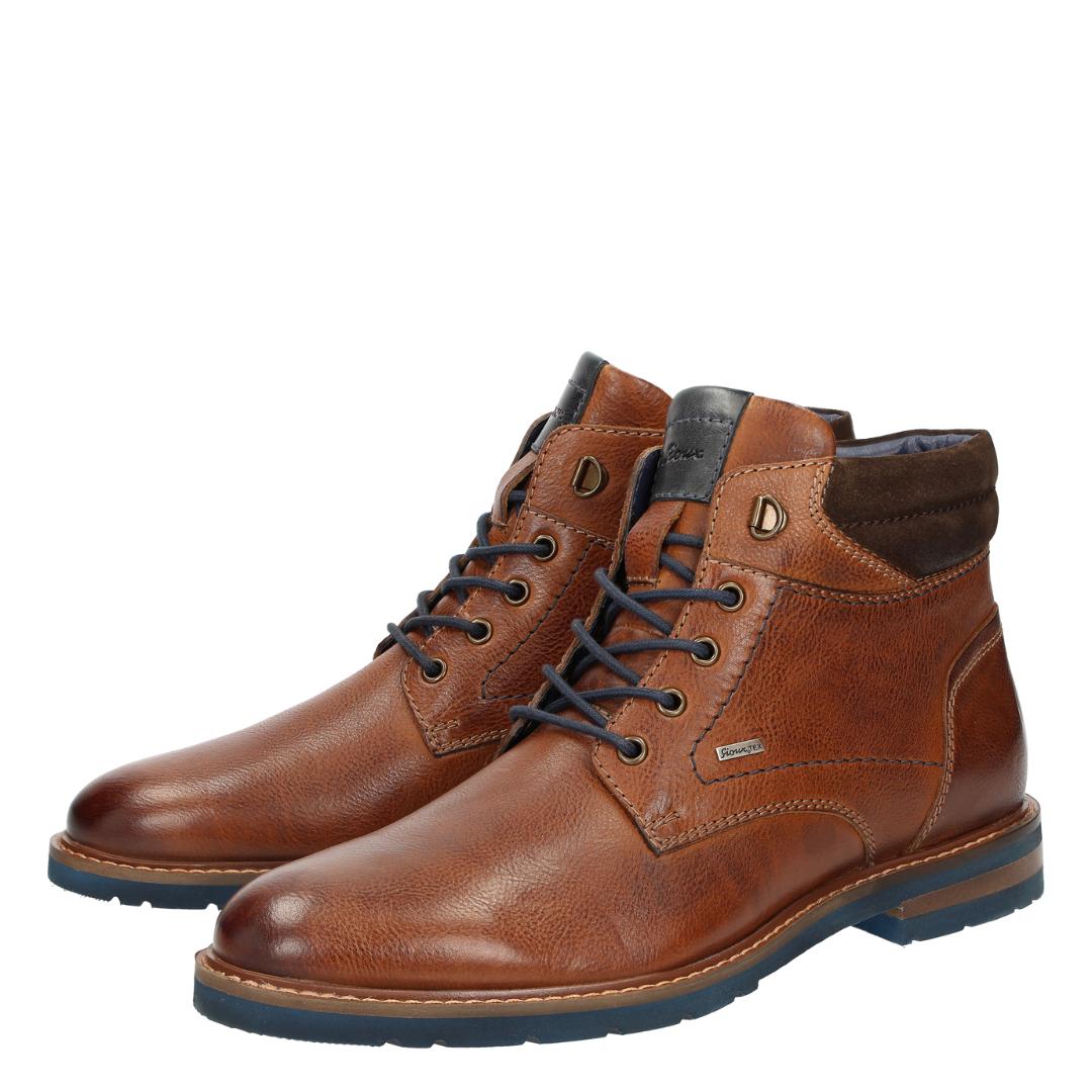 Heren boots-Bruin leer