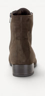 DAMES BOOTS+KORT LAARS-Bruin suède
