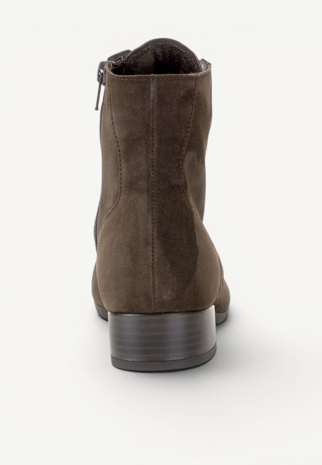 DAMES BOOTS+KORT LAARS-Bruin suède