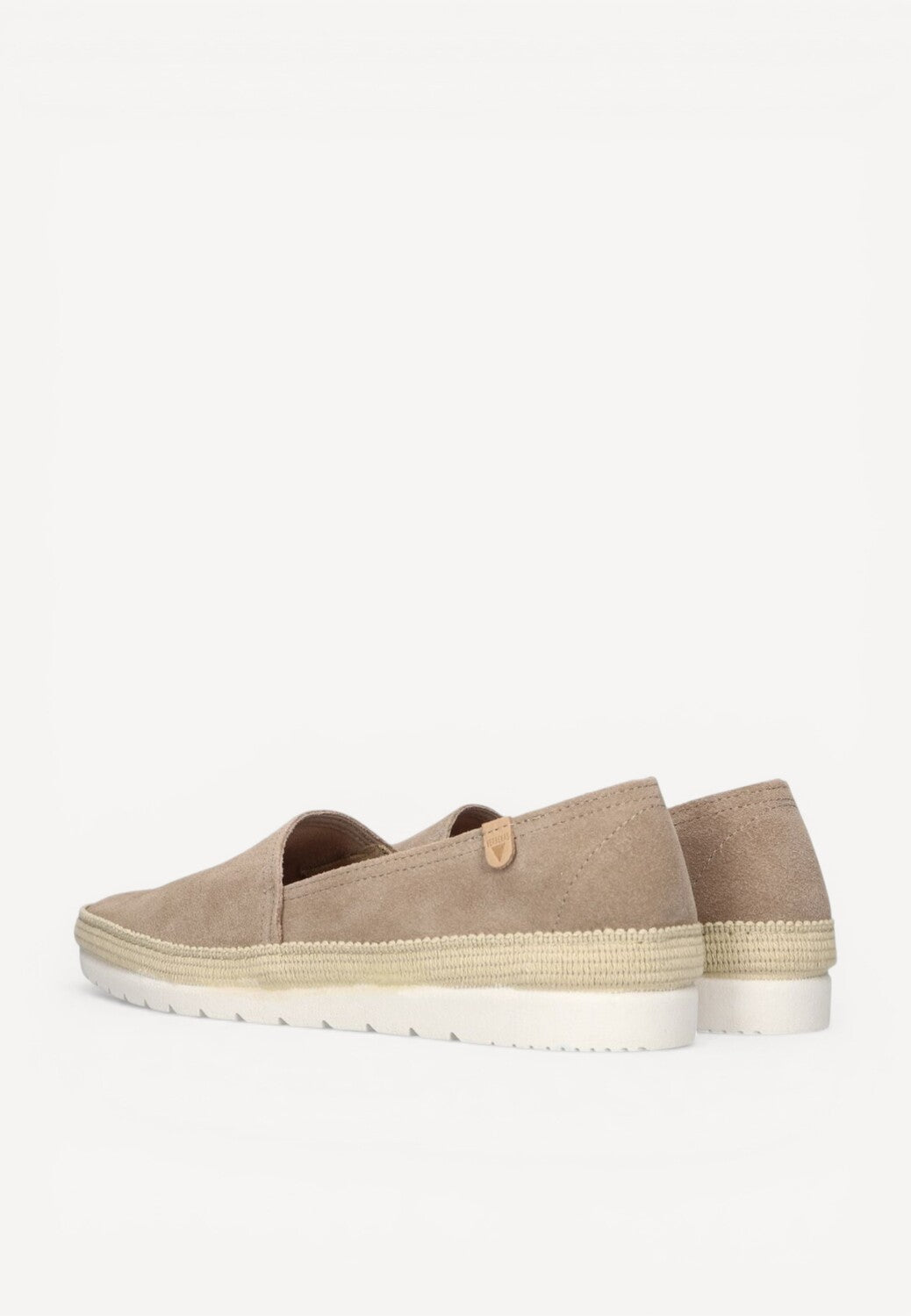 DAMES INSTAPSCHOENEN-Beige suède/nubuck