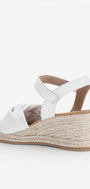 DAMES OPEN SCHOENEN-Wit leer