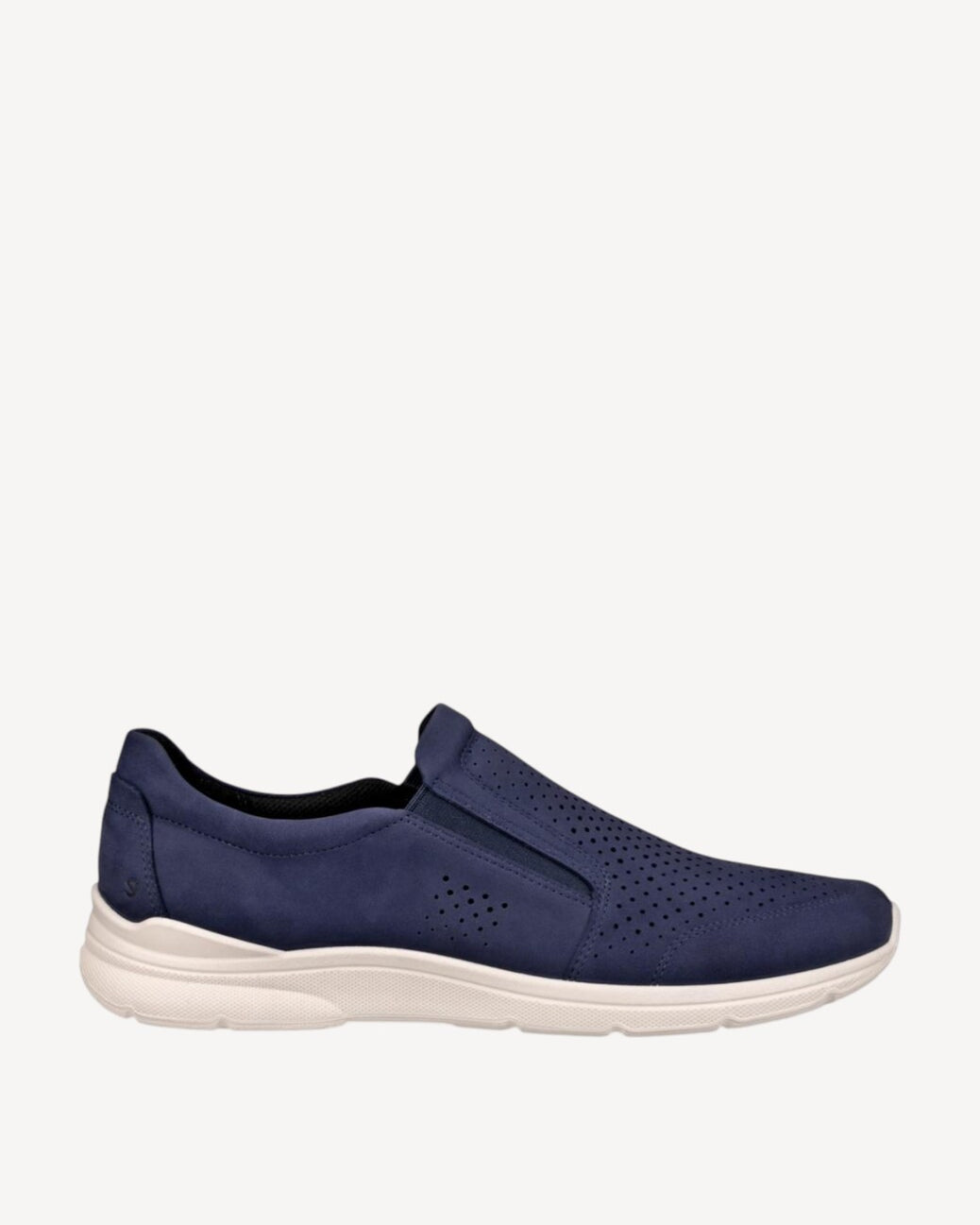Heren instapper-Blauw suède/nubuck