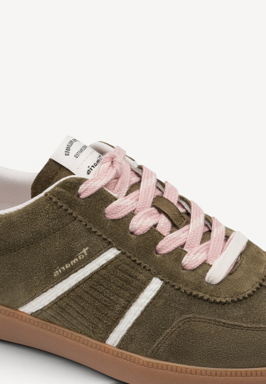 DAMES SPORTIEVE VETERSCHO-Groen suède/nubuck