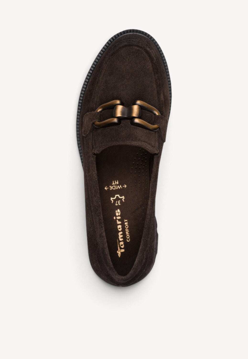 DAMES INSTAPSCHOENEN-Bruin suède