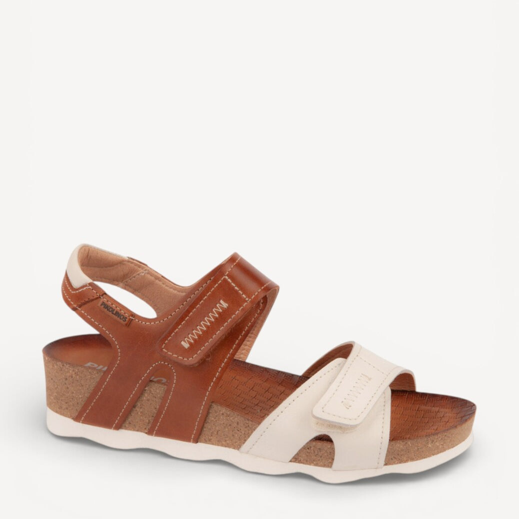 DAMES OPEN SCHOENEN-Wit combi kleur