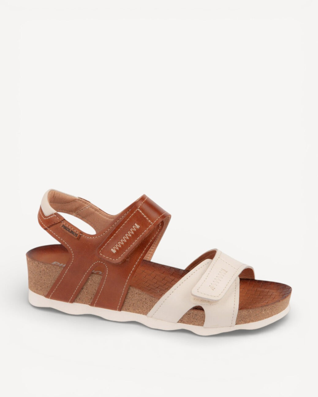 DAMES OPEN SCHOENEN-Wit combi kleur