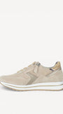 DAMES SPORTIEVE VETERSCHO-Beige suède/nubuck