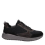 Heren veterschoenen-Blauw suède/nubuck