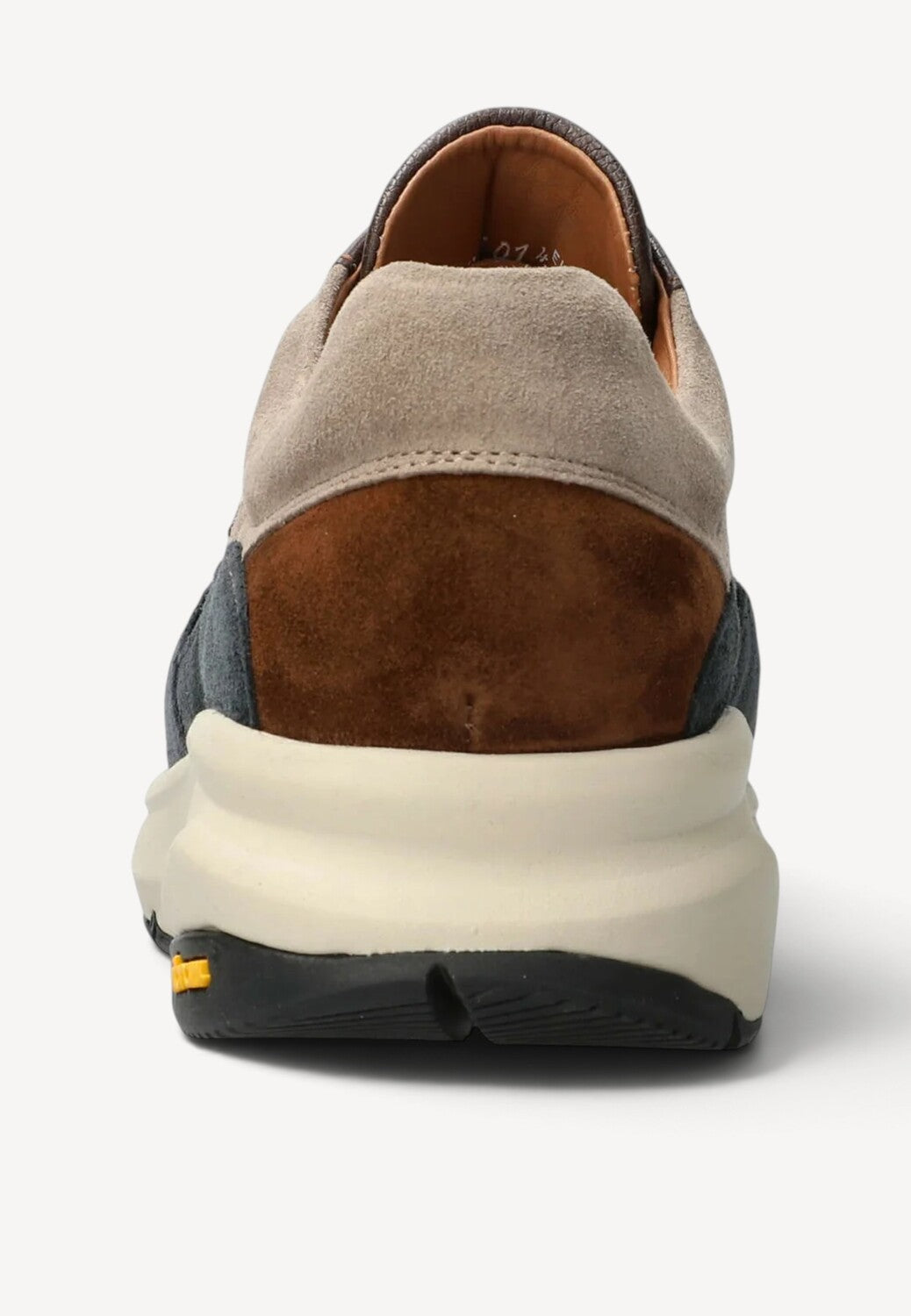 Heren veterschoenen-Blauw suède/nubuck