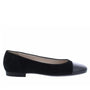 BALLERINAS + PUMPS-Zwart suède