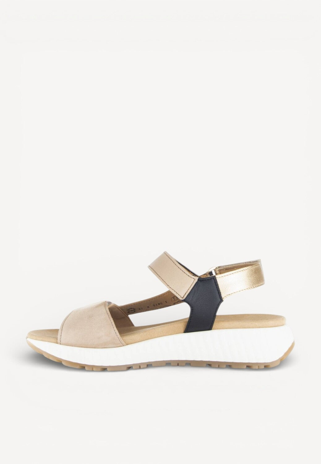 DAMES OPEN SCHOENEN-Bruin combi kleur