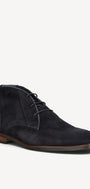 Heren boots-Blauw suède/nubuck
