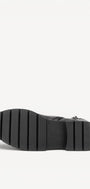 DAMES BOOTS+KORT LAARS-Zwart leer