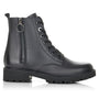 DAMES BOOTS+KORT LAARS-Blauw leer