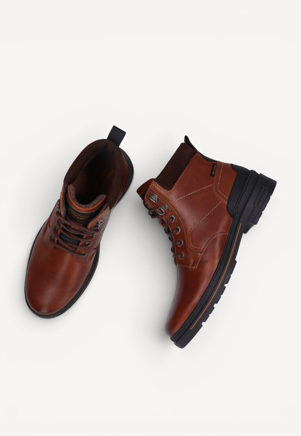 Heren boots-Bruin leer