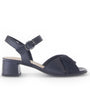 DAMES OPEN SCHOENEN-Blauw suède/nubuck