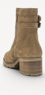 DAMES BOOTS+KORT LAARS-Bruin suède